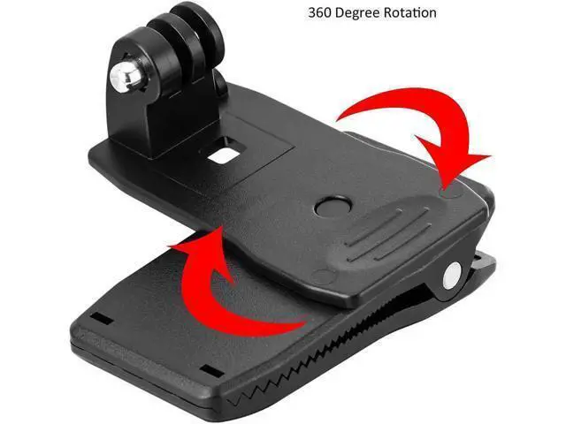 Alt view image 7 of 7 - Werleo Backpack Strap Mount Quick Clip Mount Compatible with Gopro Hero 2018 Fusion Gopro Hero 7 6 5 4 Session 3+ 3 2 1 Cameras