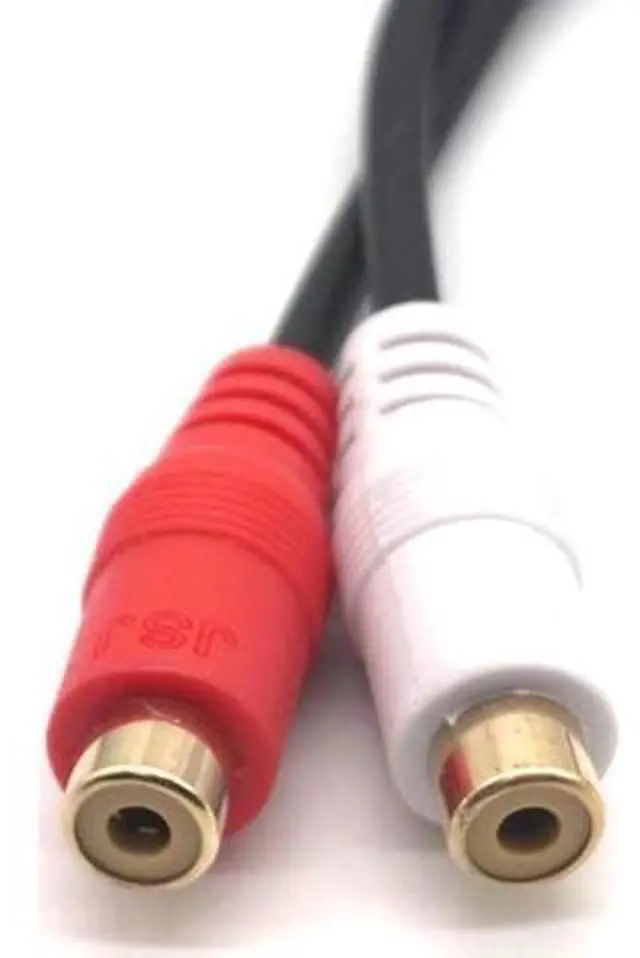 Alt view image 6 of 7 - 3.5mm Male Jack to 2 RCA Female Plug Adapter Cable Mini Stereo Audio Cable Headphone Y Cable