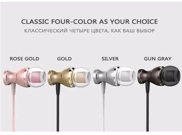 Alt view image 2 of 3 - in-Ear Earbuds Headphones Werleo Magnetic Wired Earphones Stereo Bass Noise Cancelling Ear Buds Headsets with Microphone and Volume Control for All 3.5mm Jack Phones