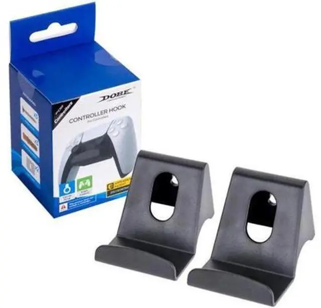 Main image of 2 Pcs Wall Hanging Bracket Game Handle Controller Headset Hook Hanger For Nintendo PS5/Xbox/Switch Pro gamepad