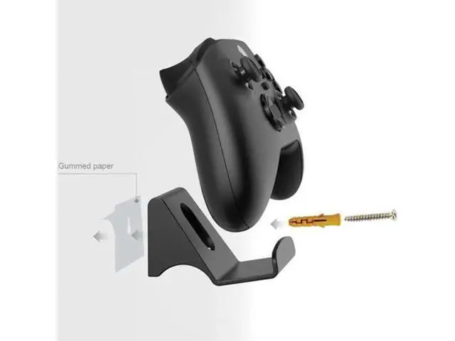 Alt view image 5 of 5 - 2 Pcs Wall Hanging Bracket Game Handle Controller Headset Hook Hanger For Nintendo PS5/Xbox/Switch Pro gamepad