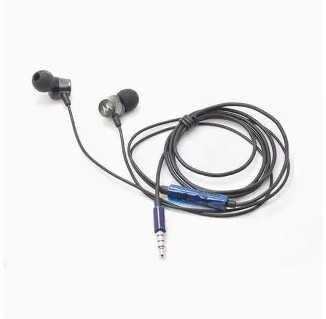 Alt view image 4 of 4 - Moto E6 Plus Novo in-ear wire control headphones SH38C44959 3.5MM