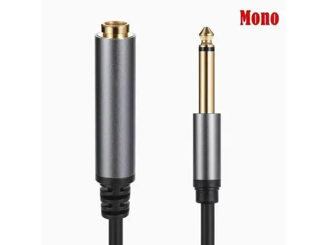 Alt view image 4 of 4 - 6.35mono dual channel male vowel extended guitar audio line amplifier microphone recording studio