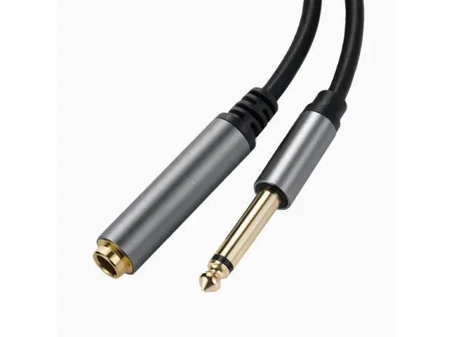 Alt view image 3 of 4 - 6.35 mono male vowel extended guitar audio line amplifier microphone recording studio
