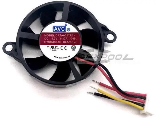 Alt view image 3 of 5 - AVC DATA0307R5H-002 3007 30MM 3CM Circular fan 30*30*7mm 5v