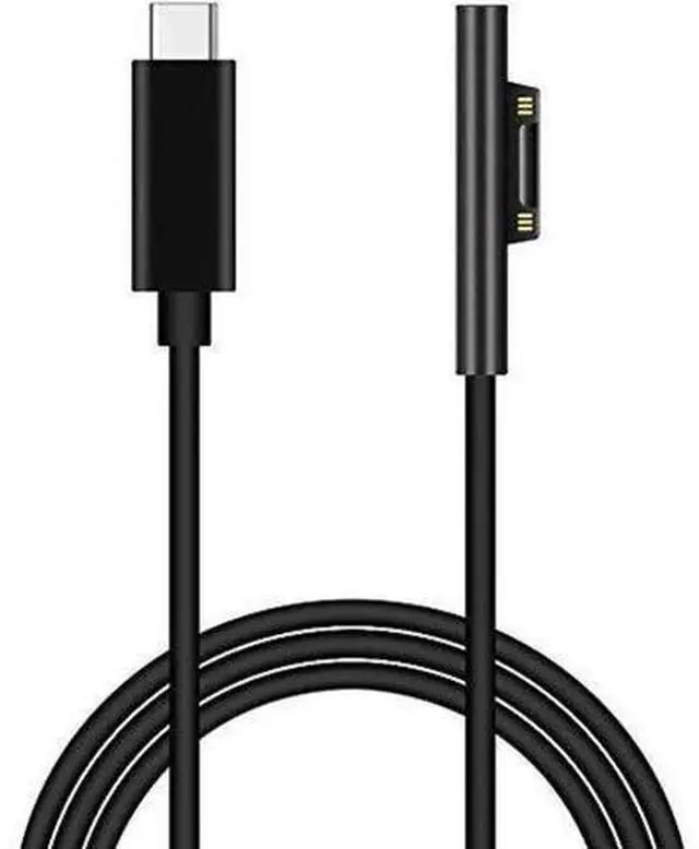 Main image of Tech 15V Surface Connect to USB-C Charging Cable, Charges Microsoft Surface Pro 6 5 4 3, for 45W USB C PD Chargers, Surface Book, Surface Go, Surface Laptop, Works with 45W USB C PD Charger Adapter