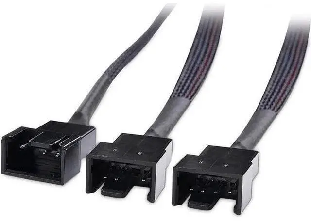Alt view image 7 of 7 - 2-Pack 3 Way 4 Pin PWM Fan Splitter Cable - 12 Inches & PWM 4 Pin Fan Extension Cable
