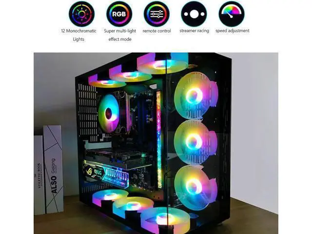 Alt view image 3 of 5 - ARGB Diamond LED Strip Magnetic Computer Light Bar 5V/3PIN Small 4Pin Colorful Light-Strip for PC Computer Case Chassis