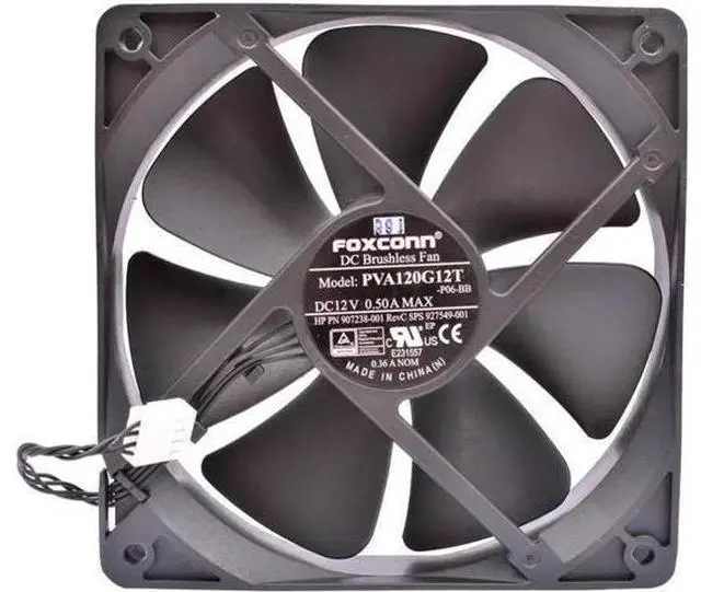 Main image of NEW PVA120G12T Foxconn 12cm 12025 12V 0.50A server chassis CPU cooling