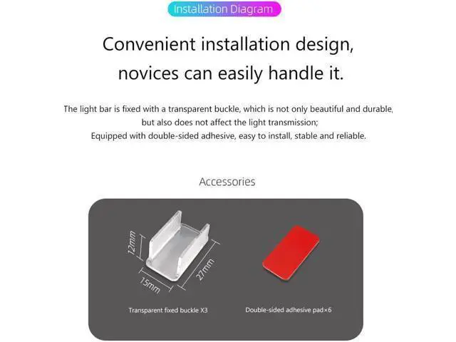 Alt view image 5 of 7 - 26 Beads LED Strip Computer Chassis Silicone Light Bar 5V 3PIN ARGB Aura SYNC Light Strip PC Case DIY Decoration