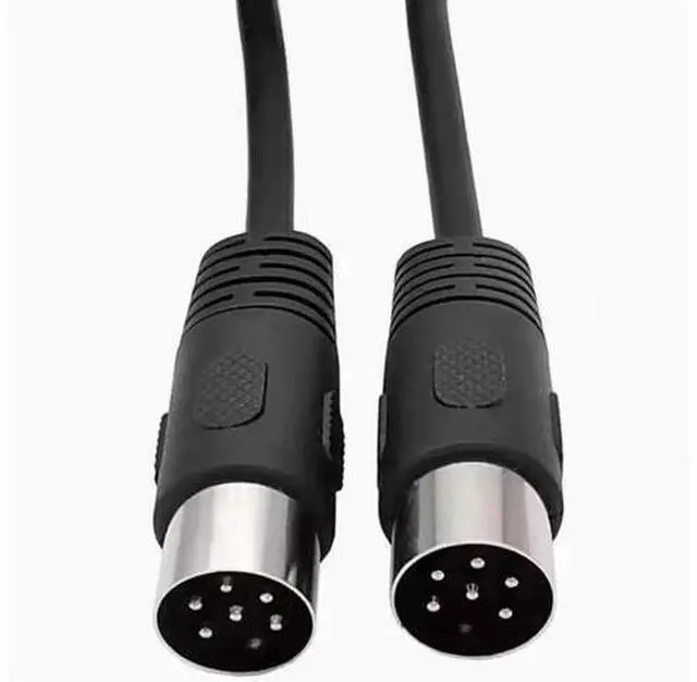 Alt view image 2 of 5 - Large DIN line DIN6-line Large DIN 6Pin din6P Large DIN6P public audio data signal connection cable 3m