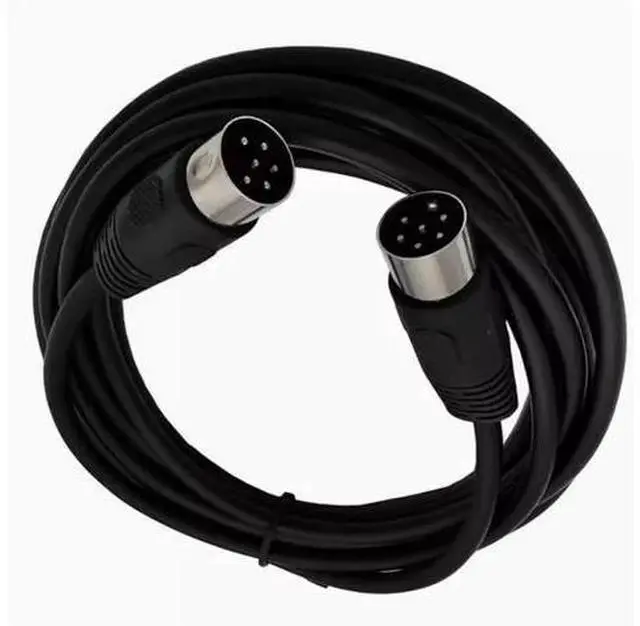 Alt view image 3 of 5 - Large DIN line DIN6-line Large DIN 6Pin din6P Large DIN6P public audio data signal connection cable 3m