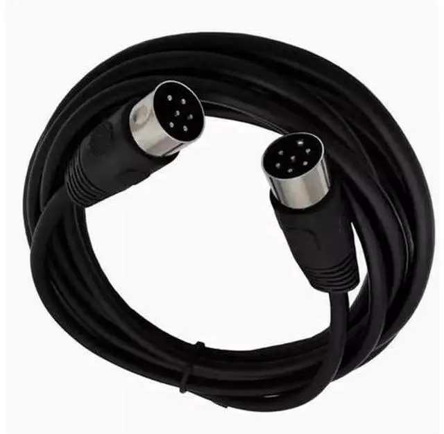 Alt view image 2 of 5 - Large DIN line DIN6-line Large DIN 6Pin din6P Large DIN6P public audio data signal connection cable 3m