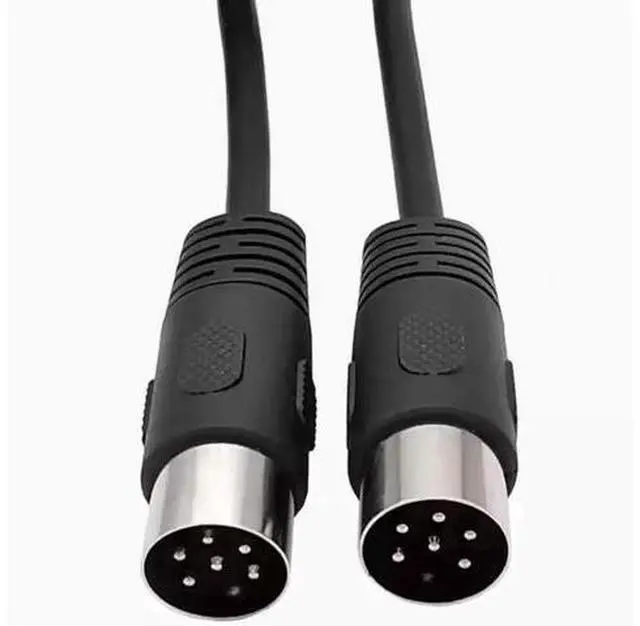 Alt view image 3 of 5 - Large DIN line DIN6-line Large DIN 6Pin din6P Large DIN6P public audio data signal connection cable 3m