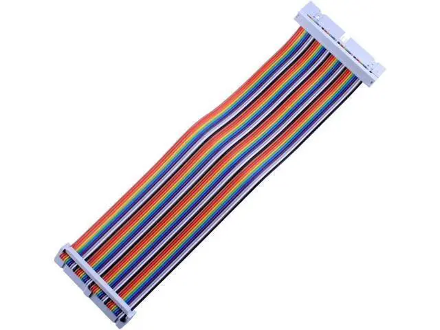 Alt view image 5 of 5 - Werleo 2 Packs Male to Female GPIO Ribbon Cable 40pin 8inch Breadboard Jumper Wires for Connection Raspberry Pi 3 2 Model B B+ with 3.5/5 inch TFT Touch Screen LCD Display