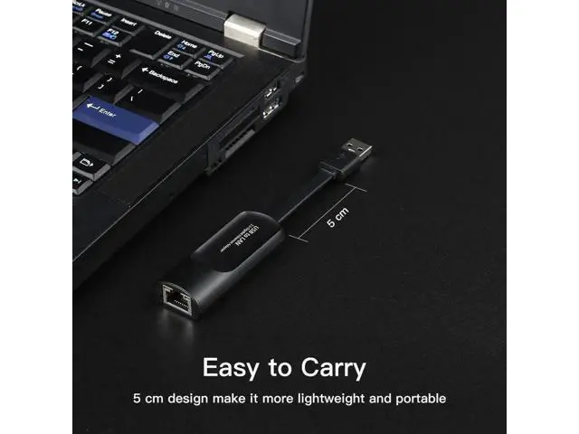 Alt view image 4 of 7 - 2500Mbps Ethernet USB3.0 to RJ45 2.5G Type C to RJ 45 Wired Adapter Lan Network USB HUB For Win10/8/7/11 MacBook iPad Laptop PC