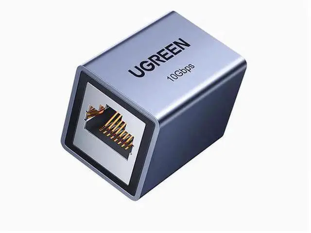 Main image of UGreen networking cable pair extender ten gigabit rj45 connector Connects to the broadband network straight-through connector