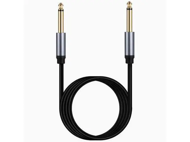 Alt view image 2 of 3 - 6.35 male to male three core mono stereo noise cancellation MONO electric box sound mixer Guitar 6.5mm audio cable