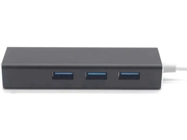 Alt view image 3 of 7 - 3 Ports USB 3.0 HUB Type C to RJ45 Gigabit Ethernet Network Card Adapter 1000Mbps USB-C USB3.0 HUB Splitter for Macbook Notebook Laptop