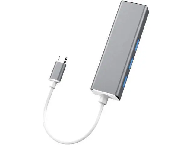 Alt view image 5 of 7 - 3 Ports USB 3.0 HUB Type C to RJ45 Gigabit Ethernet Network Card Adapter 1000Mbps USB-C USB3.0 HUB Splitter for Macbook Notebook Laptop