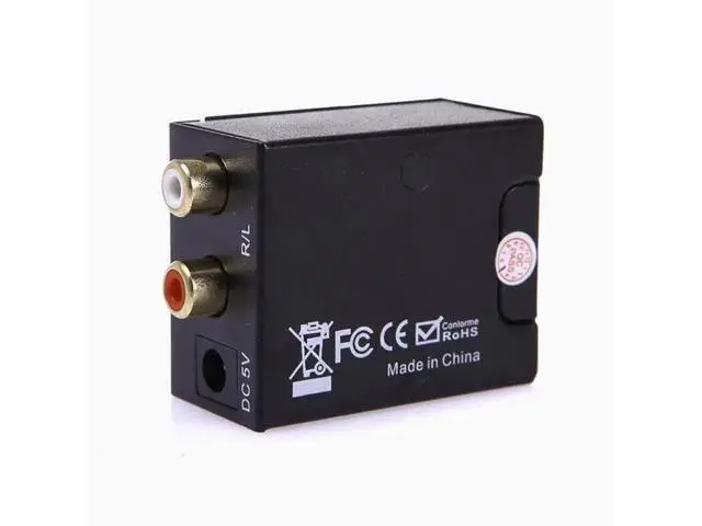 Alt view image 3 of 5 - Digital to analog audio converter Dual-chip fiber coaxial signal analog to digital