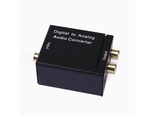 Alt view image 4 of 5 - Digital to analog audio converter Dual-chip fiber coaxial signal analog to digital