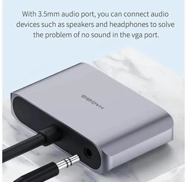 Alt view image 2 of 7 - Mini DisplayPort to HDMI-compatible VGA Adapter Thunderbolt 2 Converter 4K DP Cable for Apple MacBook Air Pro surface