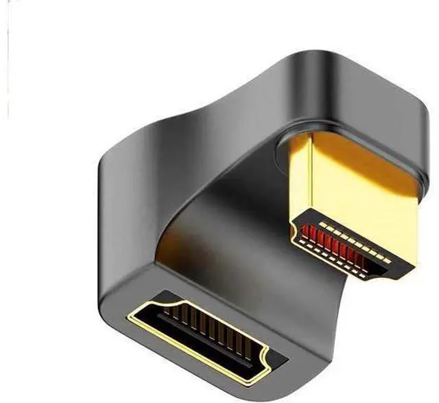 Main image of U Shape HDMI 2.1 Adapter Male to Female Standard HDMI Type A Adapter UHD 3D 8K@60Hz 180 Degree Down Angle for Laptop Projector TV PC