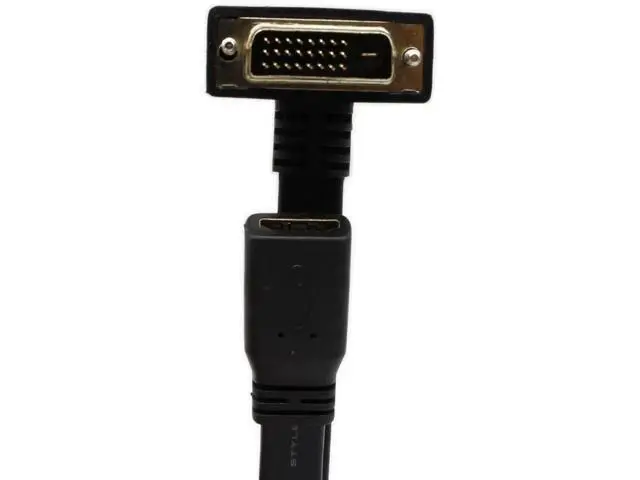 Alt view image 6 of 6 - DVI to HDMI Cable Gold-Plated 90 Degree Angle DVI 24 1 Male to HDMI Female 1080p Video Converter - Flat, HDTV, Plasma, DVD & Projector Adapter