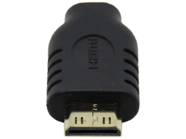 Alt view image 3 of 6 - Type D Micro HDMI Socket Female to Type-C Mini HDMI 1.4 Male Convertor Adapter Support 4K 60hz