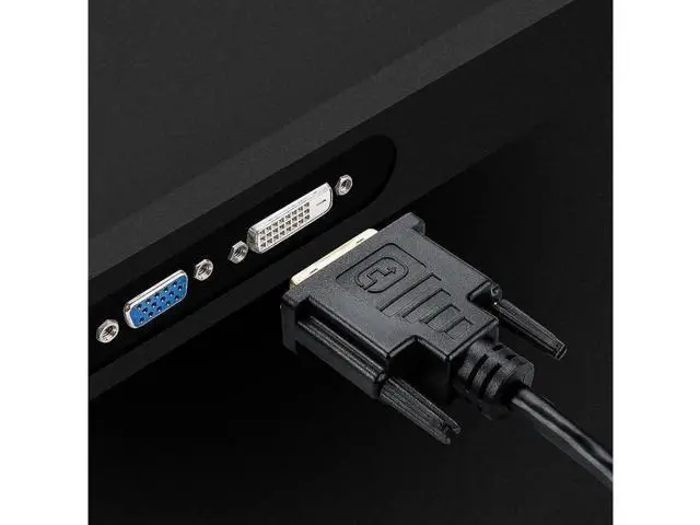 Alt view image 6 of 6 - 2-Pack HDMI to DVI Cable Bi-Directional HDMI Female to DVI-D(24+1) Male Adapter 1080P DVI to HDMI Conveter 3D 0.15M Black