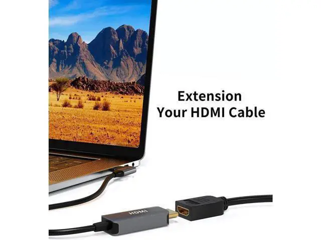 Alt view image 4 of 6 - HDMI to DVI Extension Cable 0.5ft Short Bi-Directional 4K HDMI Female to DVI-I(24+1) Male Adapter 1080P DVI-D to HDMI Conveter for PC TV Box PS5 Blue-ray Xbox Switch