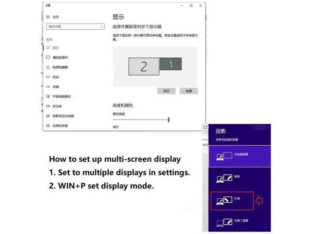 Alt view image 5 of 7 - HDMI Male to 2 HDMI Female 1 in 2 Out Splitter Cable Adapter Converter Single Male to Dual Female Y Switch Extension HDTV Cord