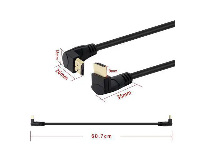 Alt view image 3 of 7 - 90 Degree 15 cm Micro HDMI male to HDMI male cable delivers both high-definition video and digital audio from digital devices to your home theater. It offers an ideal way to connect digital devices wi