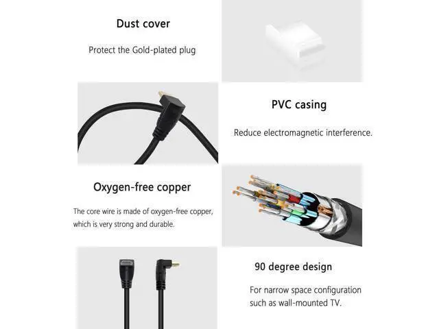 Alt view image 6 of 7 - 90 Degree 15 cm Micro HDMI male to HDMI male cable delivers both high-definition video and digital audio from digital devices to your home theater. It offers an ideal way to connect digital devices wi
