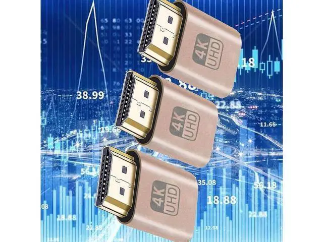 Alt view image 3 of 4 - HDMI Dummy Plug 4K High Resolution Virtual Monitor Display Emulator New Generation Headless Display Adapter Compatible with Windows Mac OSX Linux, 3Pack