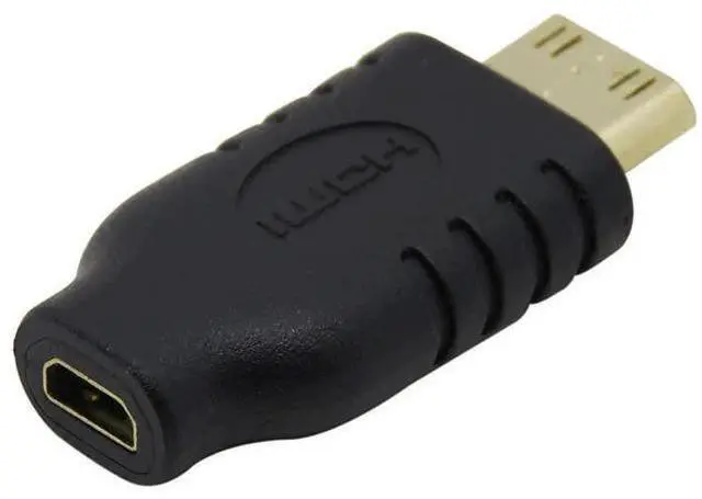 Alt view image 6 of 6 - Type D Micro HDMI Socket Female to Type-C Mini HDMI 1.4 Male Convertor Adapter Support 4K 60hz