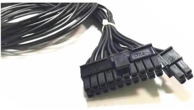 Alt view image 3 of 4 - 20pin to 20+4 Pin Port Power Supply Cable Male to Male 24 pin to 20 Pin ATX power adapter Cable