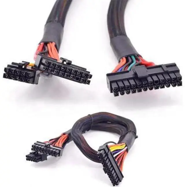 Main image of 18 + 10pin to 24Pin ATX Power Supply Cable 20+4Pin with Sleeve for Corsair RMi Series RM1000i RM850i RM750i RM650i