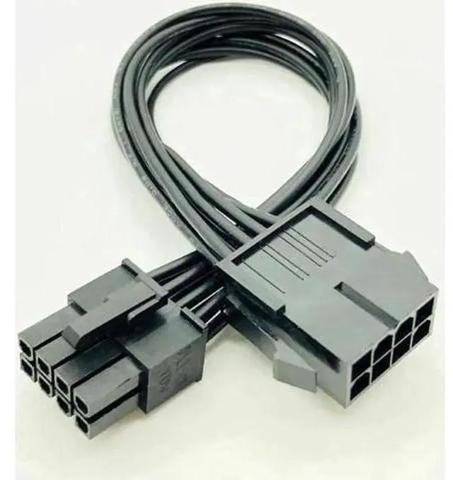 Alt view image 3 of 6 - 8Pin CPU Power Cable 8 Pin PCI-E to 8 Pin ATX EPS Male to Female PSU Motherboard Power Supply Extension Adapter Cable 20cm 18AWG