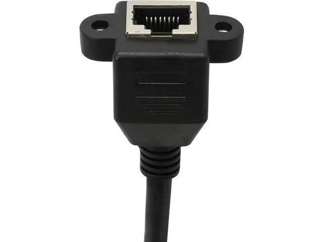 Alt view image 5 of 6 - RJ45 Ethernet Adapter Cable - 90 Degree Upward Male to Female Switch Adapter for CAT 5/CAT 6 LAN Socket Connector (Upward)