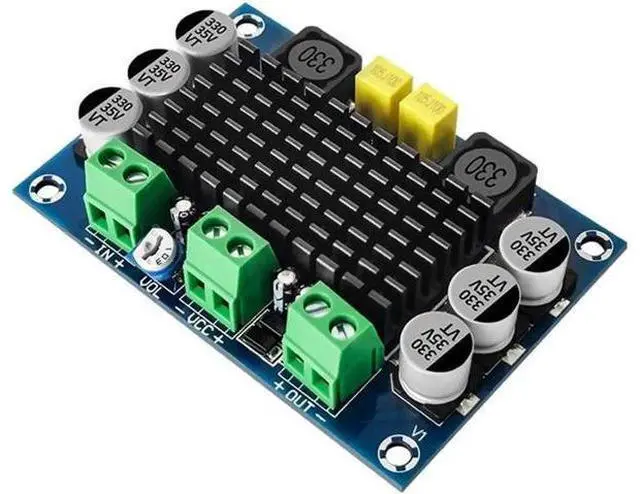 Main image of XH-M542 Digital Power Amplifier Board Fast Heat Dissipation TPA3116D2 Mono Channel Audio Amplifier Short Circuit Protection