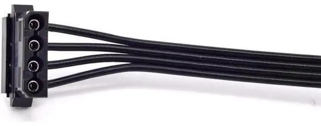 Alt view image 2 of 5 - PCIe 6Pin to 3 Peripheral 4Pin Molex Power Cable GPU 6 Pin to IDE Female for C.ORSAIR HX1200i HX1000i HX850i HX750i Modular PSU