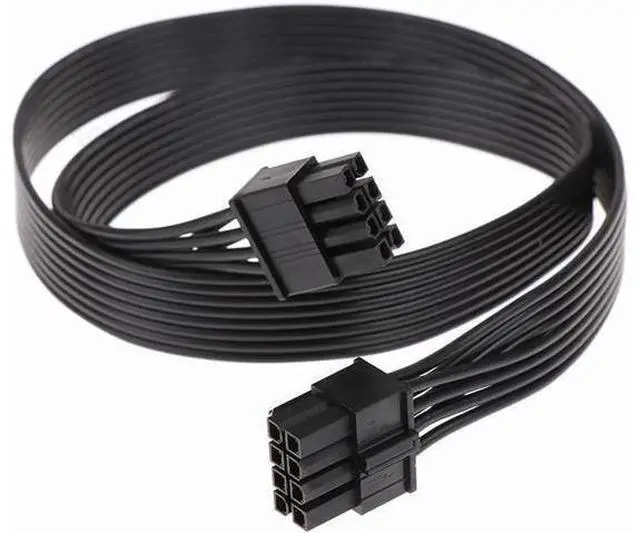 Alt view image 3 of 6 - CPU 8Pin to 8Pin (4+4Pin) Modular Power Supply Cable For TX850M TX750M TX650M TX550M TX-M Series Semi Modular PSU 60CM