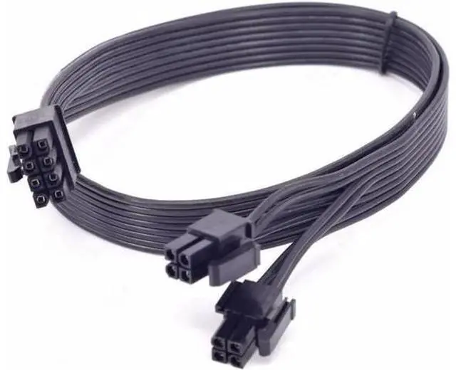 Alt view image 4 of 6 - CPU 8Pin to 8Pin (4+4Pin) Modular Power Supply Cable For TX850M TX750M TX650M TX550M TX-M Series Semi Modular PSU 60CM