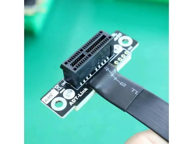 Alt view image 2 of 7 - PCIe X4 To X1 Riser for Sound Card Network Card Capture Card Gigabit Wireless LAN, USB Audio Card 1x 4x Adaptor extension cables