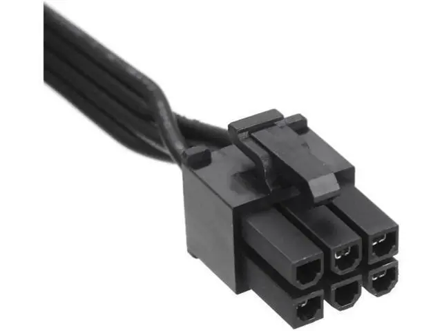 Alt view image 4 of 6 - 6Pin Male 1 to 3 IDE Female Power Supply Splitter Extension Cable for Molex 4Pin Port Multiplier