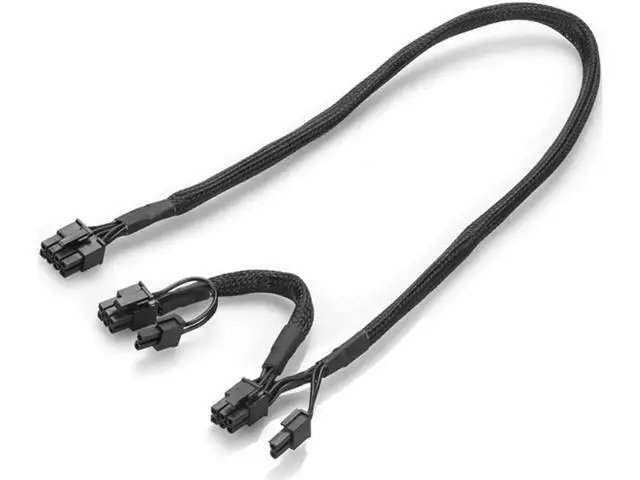 Alt view image 2 of 7 - PCI-E 8pin to Dual 8(6+2)Pin Power Supply Cable PCIe 8 Pin 1 to 2 Spliter ATX 8pin PSU to GPU PCIE 8Pin for RM1000 RM850 RM750 RM650 RM550 RM450