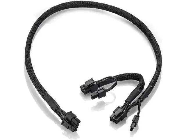 Alt view image 3 of 7 - PCI-E 8pin to Dual 8(6+2)Pin Power Supply Cable PCIe 8 Pin 1 to 2 Spliter ATX 8pin PSU to GPU PCIE 8Pin for RM1000 RM850 RM750 RM650 RM550 RM450