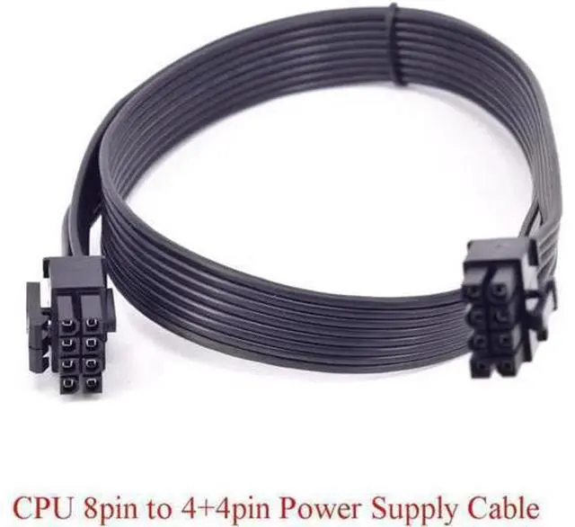 Main image of CPU 8pin to 4+4pin Power supply Cable ATX 12V Durable 2xP4 to P8 for Corsair AX Series AX860 AX850 AX760 AX750 AXi Series AX1500i AX1200i AX860i AX760i